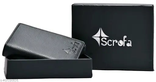 Men Casual Genuine Leather Wallet (8 Card Slots) | Formal Reversible Leather Belt & Genuine Premium Leather Men Wallet | Wallet For Men Bi-Fold PU Leather Purse | Men Tri Fold Genuine Leather RFID Wallet