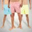 SUPERSQUAD Men's Blue Boxers & Lounge Shorts (Pack of 3)