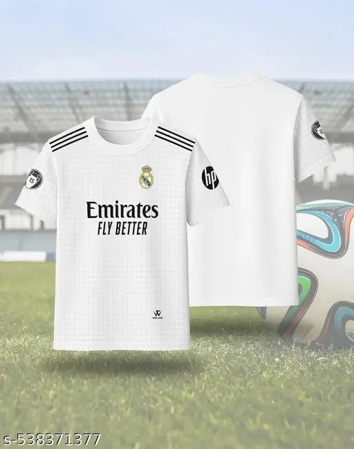 REAL MADRID |LA LIGA AND UCL | FAN JERSEY | 2025 MEN JERSEY | WHITE JERSEY | EUROPEAN FOOTBALL