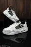 Synthatic Leather Trendy White Sneakers For Men