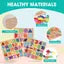 Wooden Alphabet Puzzles Numbers Count Board Blocks 3 Sets Game, Colorful ABC Lower Letters/Numbers/Shapes for Kids Toddlers Preschool Early Learning Educational Toys (Set of 3)
