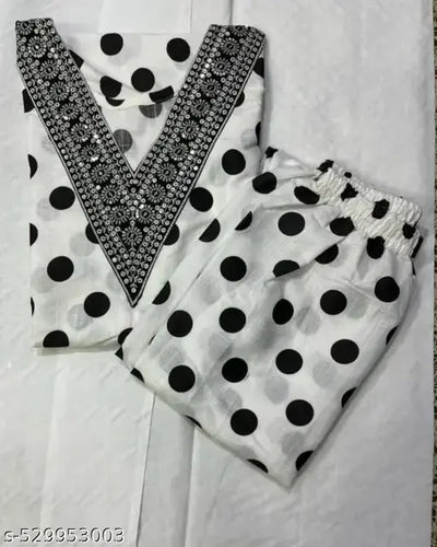 cotton kurti and pant set