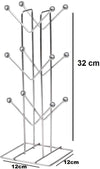 Cup Kitchen Rack (Steel)