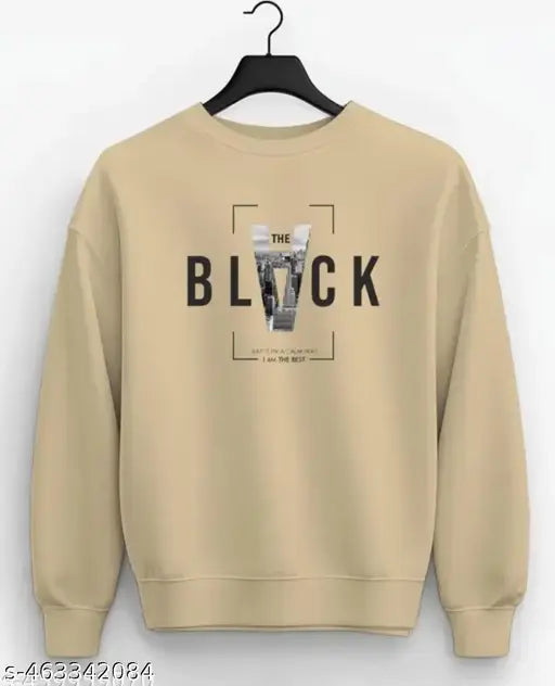 Full sleeve round neck printed sweatshirt