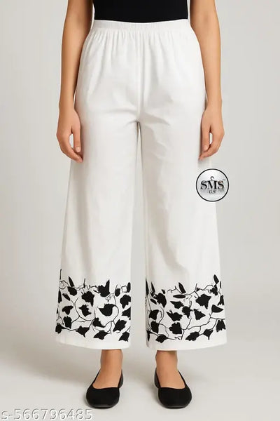 Girls Cute trendy Fashionable Stylish Full Length Palazzo Set For Women