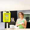 FLORIUS DISHWASH LIQUID GEL YELLOW LEMON SCENT 5 LTR