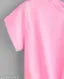 Trendy pink knot crop top &t-shirt for women 5 heart