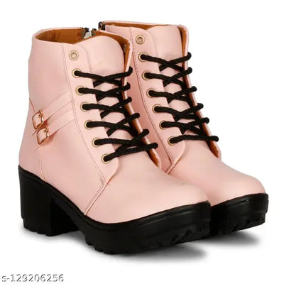 KRAFTER Zipper High Ankle synthetic Winter Boots for Women's and Girls