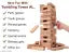 HSP ENTERPRISE Premium Wooden Blocks 54 Pcs Building Game - Challenging Tumbling Tower, Stacking Toys Board Educational Puzzle for Adults and Kids4