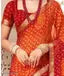 Amazing georgette saree with running blouse