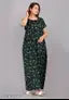 100 % Pure Cotton Leaf Printed Sanganeri Maxi For Women/ Floral Printed/ Maxi for Women/Free Size Maxi/Floral Printed Maxi