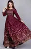 Printed Long Anarkali Kurta