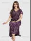 WISHTARA | XL and XXL ONLY | PREMIUM | STYLISH | DAILY USE | Women's Digital Print Sarina Nighty | Maxi | Night Gown | Satin Nighty | Nighties