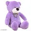 Spongy Huggable Teddy Bear (Purple, 3 Feet 90 cm) #BigTeddyBear #PurpleTeddyBear #3FeetTeddyBear