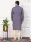 Sydney Heights Men Jacquard Kurta and Churidar Pjyami Set