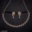 CZ STONE NECKLACE WITH EARRING WOMAN JEWELLY SET