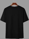 Casual Black Striped Men's T-Shirt
