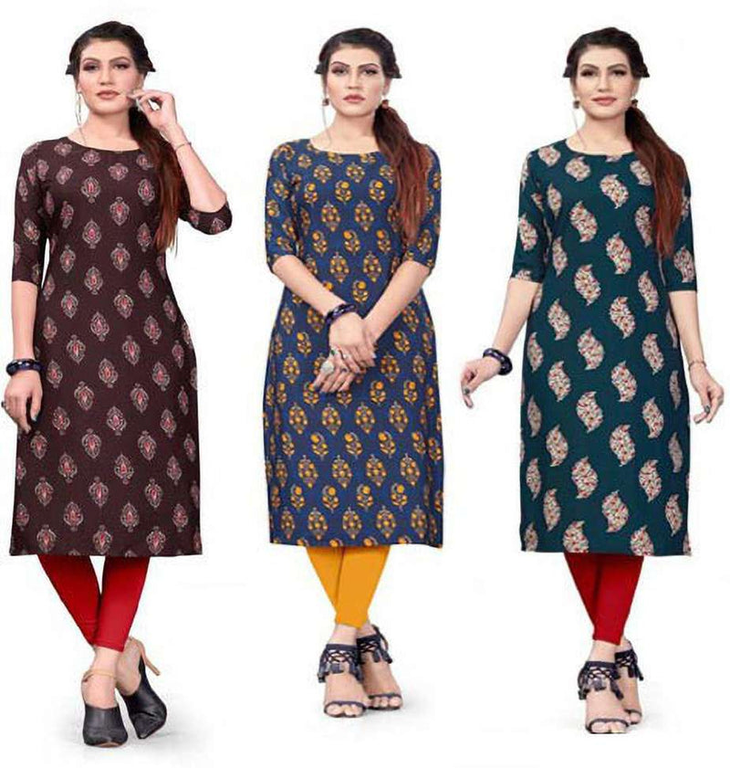 Versatile Solid Multicolor Women's Kurta