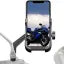 Integral. Mobile Stand for Bike Holder Metal Boody 360 Degree Rotating Handlebar Metal Boddy Cradle Stand for Bicycle, Motorcycle, Scooty Fits All Smartphones
