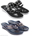 Women's Heel and Slippers Combo Of 2