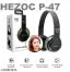 P47 Wireless Gaming Headphone Bluetooth Headset Foldable Headband Handsfree with Calling Function/Aux Line TF Card MP3 Player Headphone
