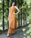 Women Rayon Mirror Work Kurta Plazzos Set