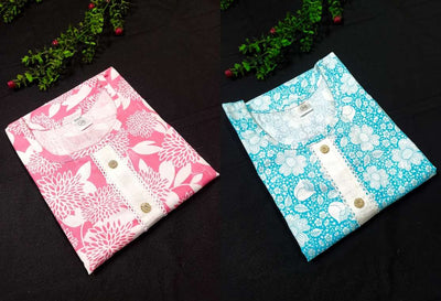 Boho Printed Multicolor Women's Kurta