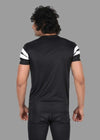 Modern Black Striped Men's T-Shirt