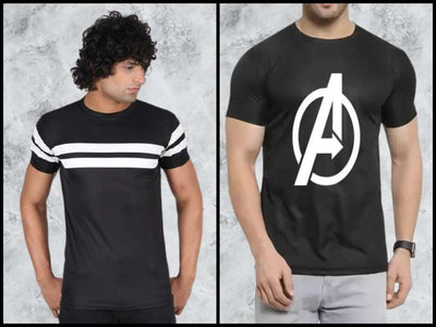 Subtle Black Striped Men's T-Shirt