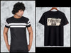 Casual Black Striped Men's T-Shirt