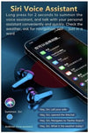 M19 Bluetooth 5.0 Wireless Earbuds Touch Waterproof IP7X LED Headset Bluetooth Headset