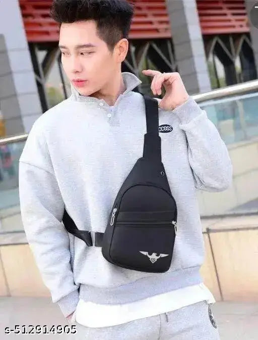 Crossbody Shoulder designer bag Backpack/Chest Sling Bag/One /One Side/Earphone -hole With Anti-theft OEM Logo Sling Bag For Travel/ Office /Business/Messenger Purpose