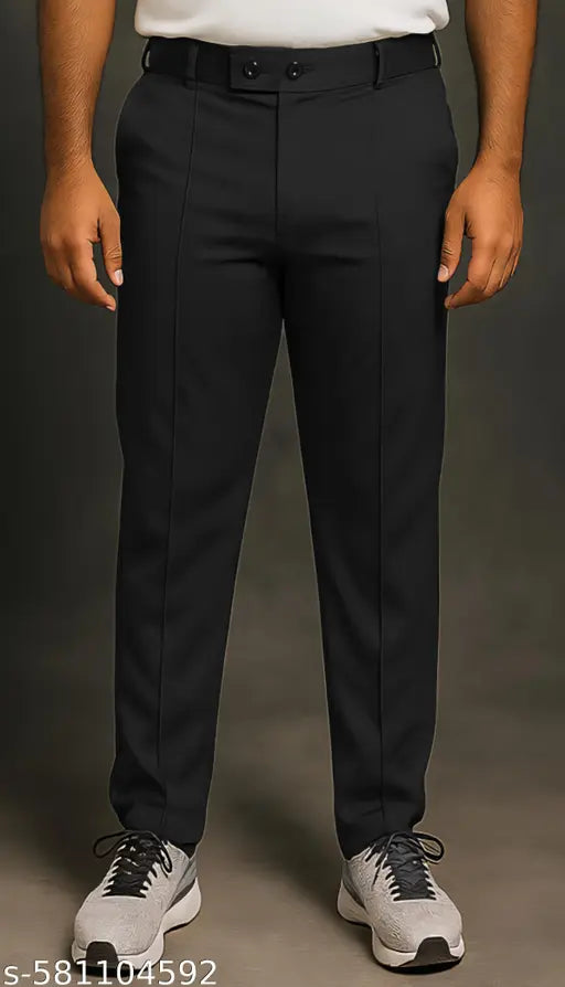 Premium Black Mens Trouser