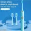 Electric Toothbrush for Adults with 3 Brush Heads | Soft Bristles | Ultrasonic Vibration Cleaning | Battery Operated Tooth Brush for Deep Cleaning