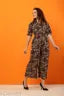 FOUR BROTHER'S STYLISH CREPE FABRIC JUMPSUIT FOR WOMEN | JS03