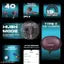 Hoppup AirDoze S40 Earbuds with 13MM Drivers, 40H Playtime, Rage Mode,ENC & Type-C Bluetooth Headset