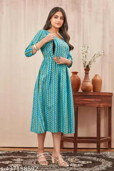 Bajarang Fashion Maternity and Feeding kurta For Women