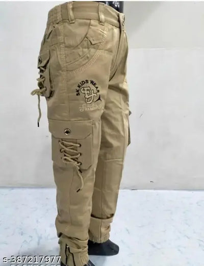 Cargo Jogger Pant Trouser Casual wear for Kids Boys Six Pocket Pants for Boys -Boys Stylish Cargo Pants/Boys
