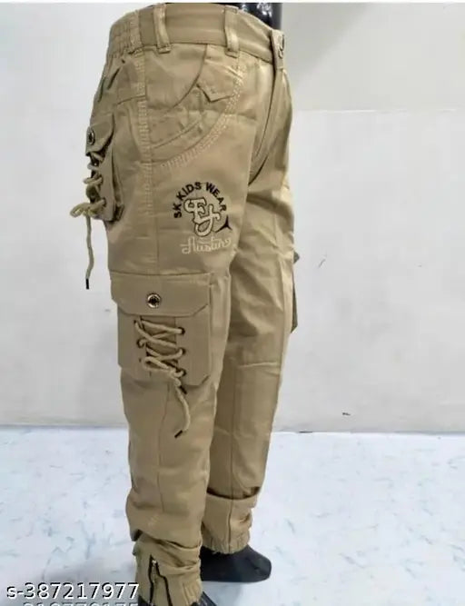 Cargo Jogger Pant Trouser Casual wear for Kids Boys Six Pocket Pants for Boys -Boys Stylish Cargo Pants/Boys