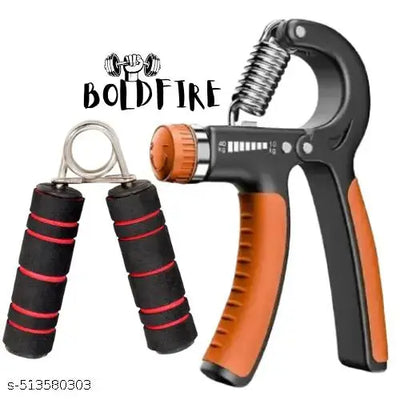 AARONIKA Unique COMBO Hand Grip and V-shape grip for for Wrist Forearm and hand Strength/Hand Grip/Fitness Grip Assorted Color