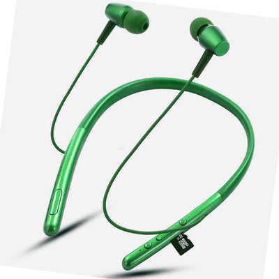 High quality H700 noise-canceling sport running smart music bluetooth headphones Bluetooth Gaming Headset (Green , Enhanced Bass, TF Card Support, Immersive LED Lights, In the Ear)