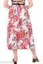 Women printed skirt long