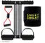 Happy Glory Double Spring Tummy Trimmer Combo with Sweat Belt & Toning Tube Resistance Band Abdominal Gym Accessories Fat Buster Exerciser Abs Workout Equipment for Men & Women