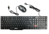 GW NEW WIRED KEYBOARD AND MOUSE COMBO Wired USB Desktop Keyboard (BLACK)
