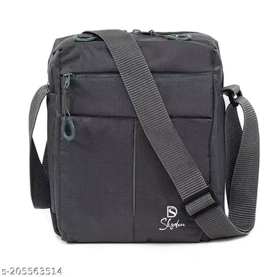 skyden Nylon Padded Cross Body Messenger Sling Bag Travel Office One Side Shoulder Bag For Men Women