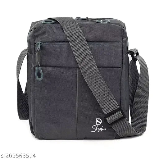 skyden Nylon Padded Cross Body Messenger Sling Bag Travel Office One Side Shoulder Bag For Men Women