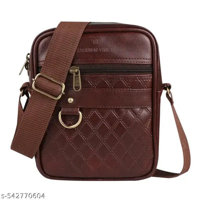 Fashion Twist Designed Embossed CrossBody Sling Bags FT DS LBARFI BRW