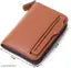 RFID Protected Slim Leatherite Wallet For Men & Women 10 Card Holder (Set of 1, Brown)