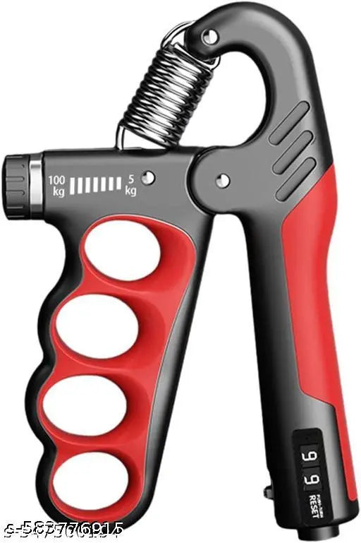 Hand Grip Strength Trainer for Muscle Building, Forearm Exerciser Adjustable Hand Grip Strengthener, Hand Gripper with Counter