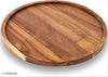Wooden serving tray for breakfast lunch and dinner
